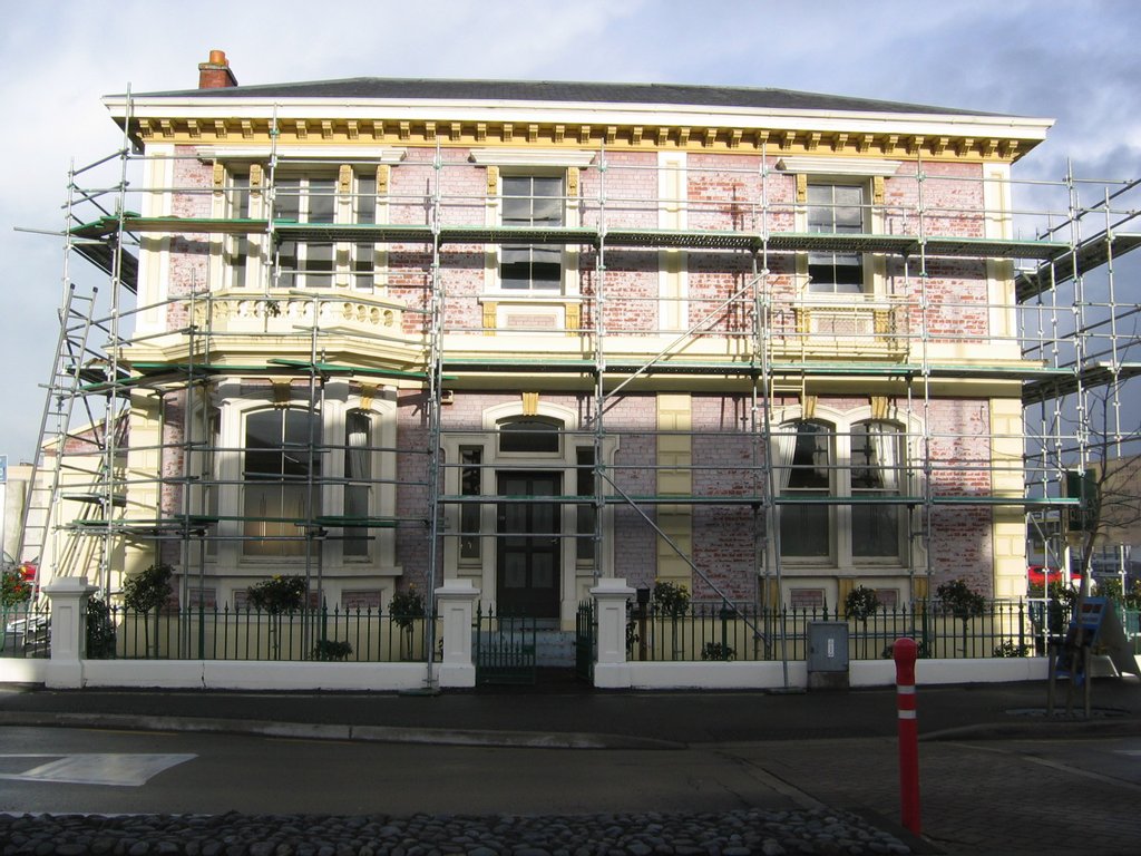 The red brick of the building was coated with a clear glaze approximately 10 years ago. The glaze was holding moisture in the bricks and creating a mould build up on the inside of the buildings walls. JetX used our paint stripping techniques, removing the old glaze without harming the red bricks or the mortar.