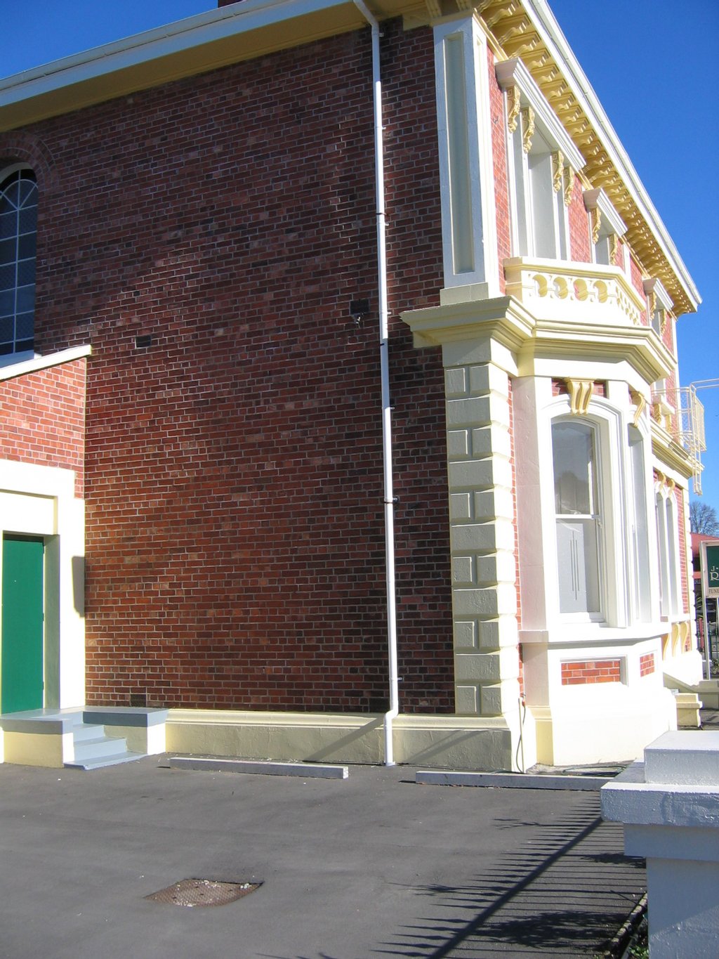 The red brick of the building was coated with a clear glaze approximately 10 years ago. The glaze was holding moisture in the bricks and creating a mould build up on the inside of the buildings walls. JetX used our paint stripping techniques, removing the old glaze without harming the red bricks or the mortar.