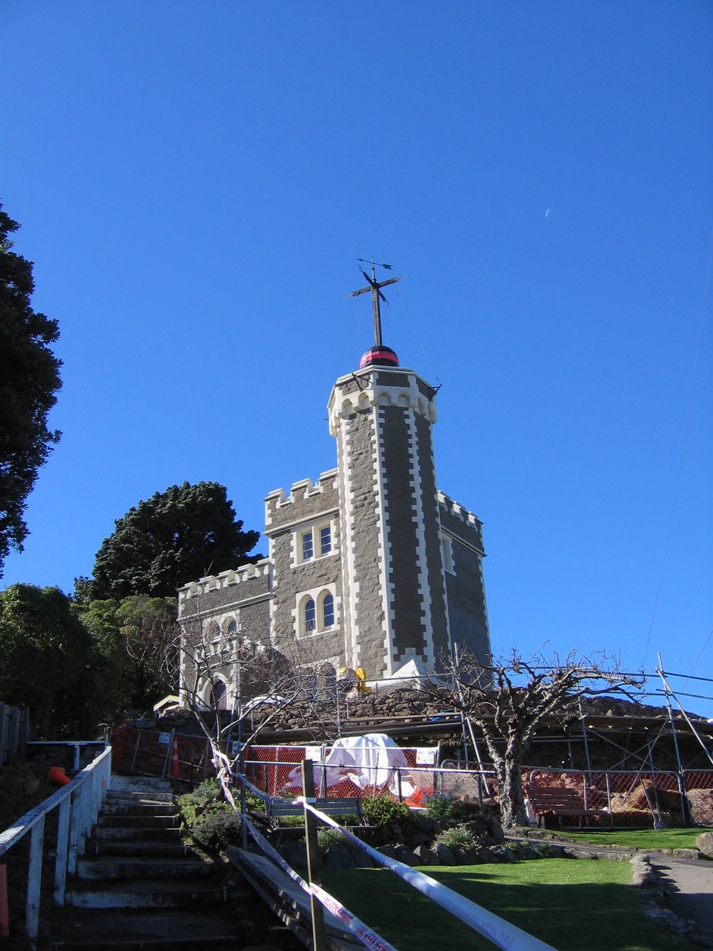 The Time Ball is a historically sensitive building. The stonework was heavily mossed up and very dirty. JetX used the Moss Treatment then the Gentlest Cleaning Techniques so as to not disturb any of the historic fabric.