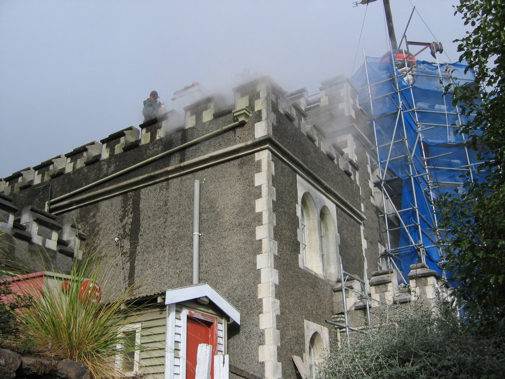 The Time Ball is a historically sensitive building. The stonework was heavily mossed up and very dirty. JetX used the Moss Treatment then the Gentlest Cleaning Techniques so as to not disturb any of the historic fabric.